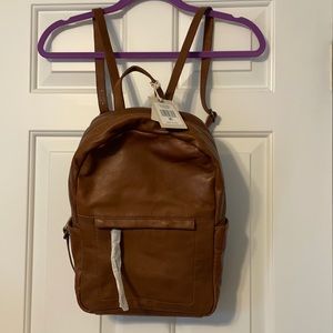 NWT leather backpack